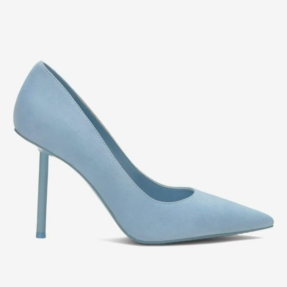 Vince Camuto Kamello Blue Suede Pump. Size 10M BNIB - Picture 3 of 5